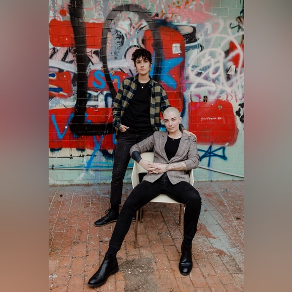 Hi! We’re your poshers, Amber & Ev 🖤✨ - Picture 2 of 5